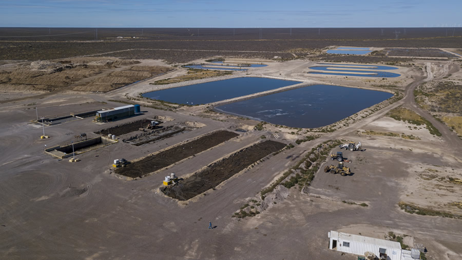CAPIDP Planta de tratamiento de residuos, vista aérea